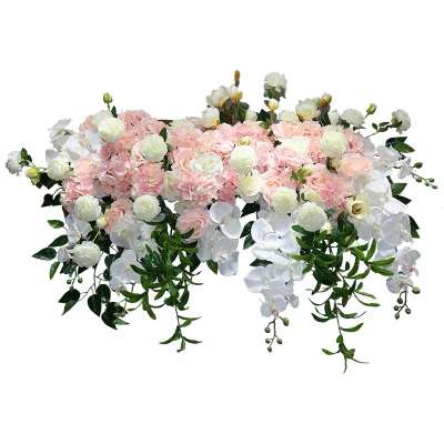 IFG 2020 new style luxury event artificial flower greenery runner for wedding decoration