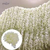 wedding decoration artificial fabric orchid flowers wisteria