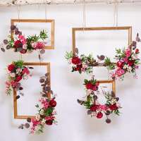 IFG wedding design silk flowers props arch flower decoration