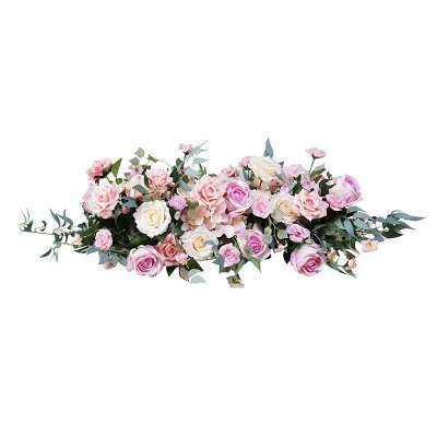 IFG new style decorative artificial flower runner for event and wedding decoration